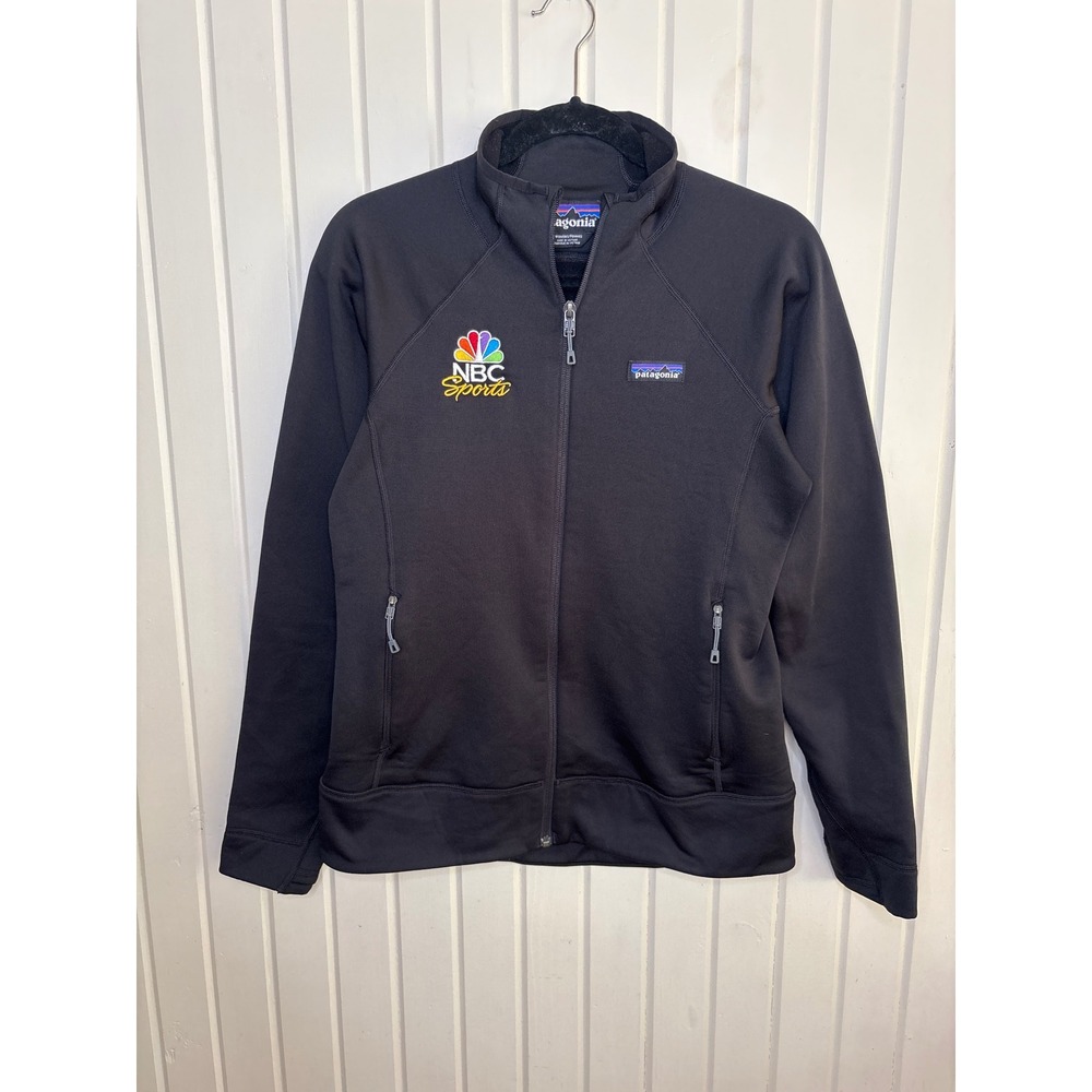 Patagonia Womens Black NBC Sports Better Sweater Full Zip Jacket Small